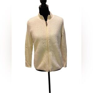 Talbots Cream Teddy Jacket